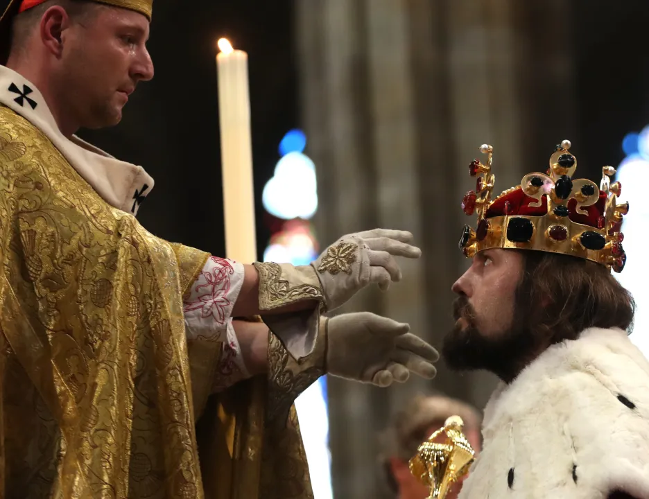 Rekonstrukce korunovace Karla IV. na českého krále