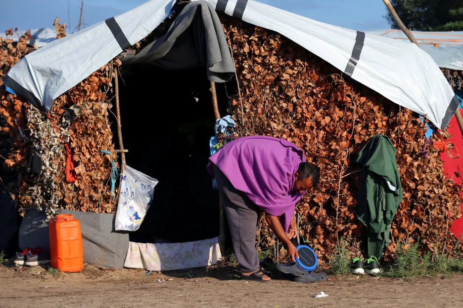 Uprchlíci na srbsko-maďarském pomezí