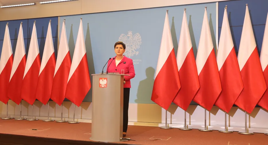 Polská premiérka Beata Szydlová