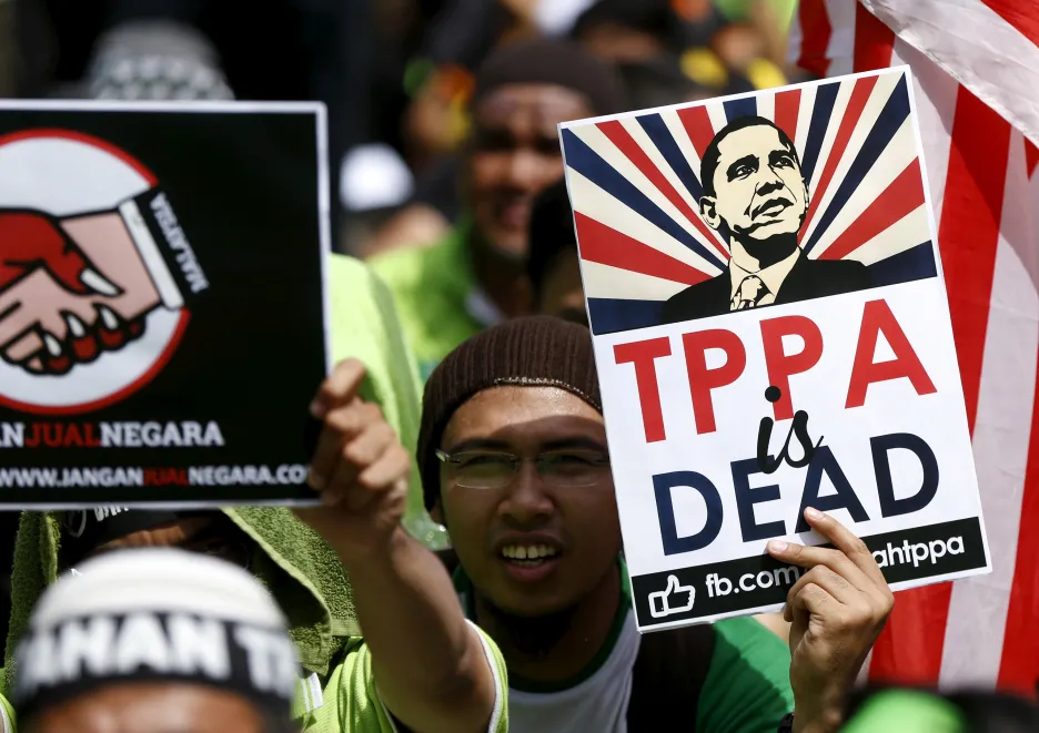 Protest proti TPP