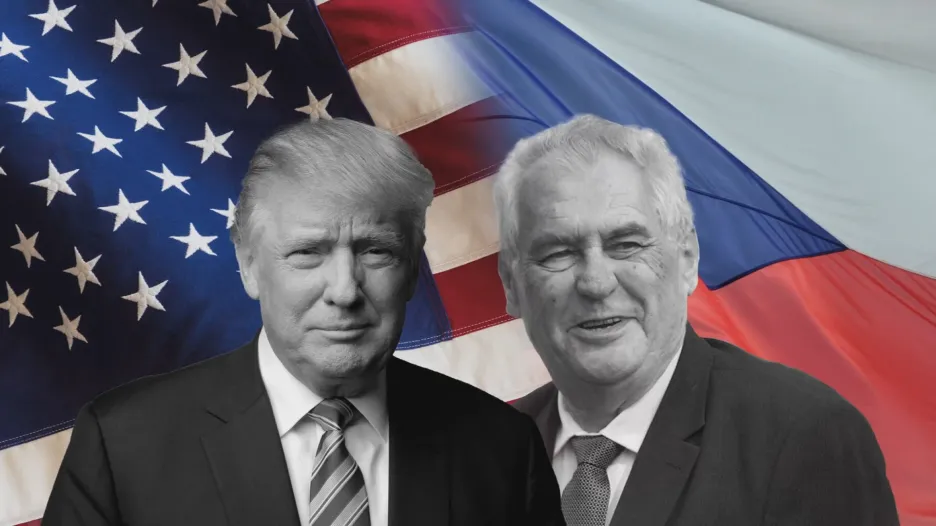 Donald Trump a Miloš Zeman