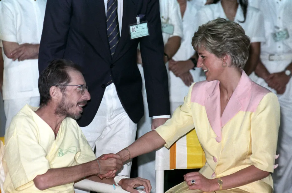 Setkání s mužem trpícím AIDS (Rio de Janeiro, duben 1991)