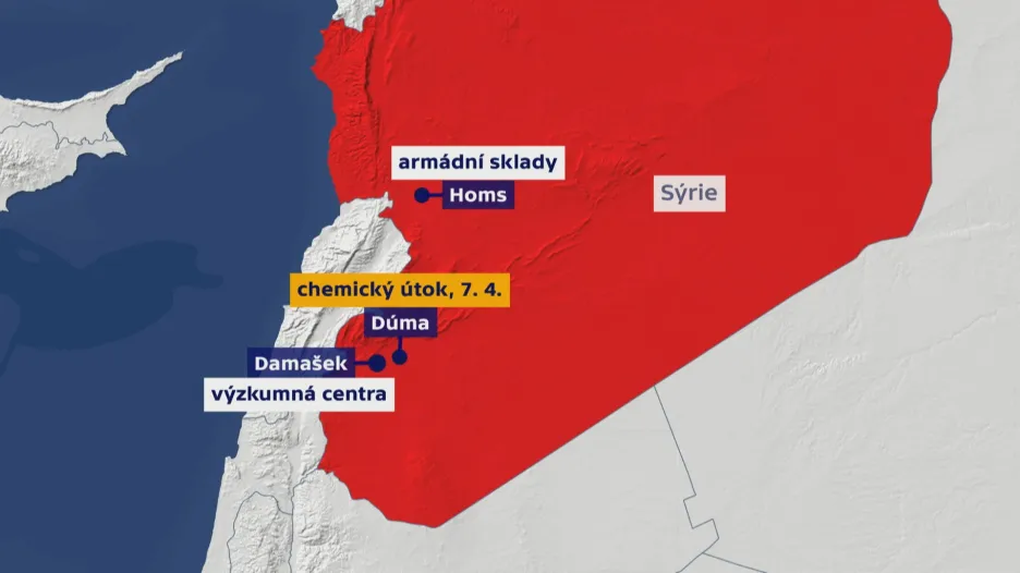 Série výbuchů zazněla ve východní části syrské metropole Damašku