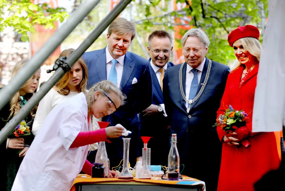 Oslavy Králova dne v Groningenu