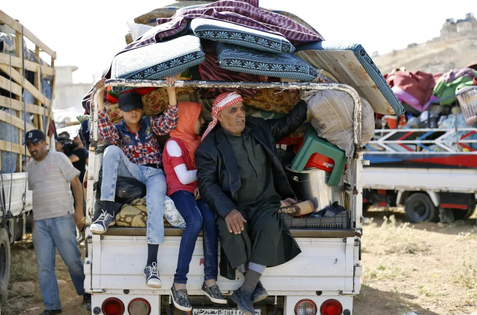 Syrští uprchlíci se vracejí z Libanonu domu