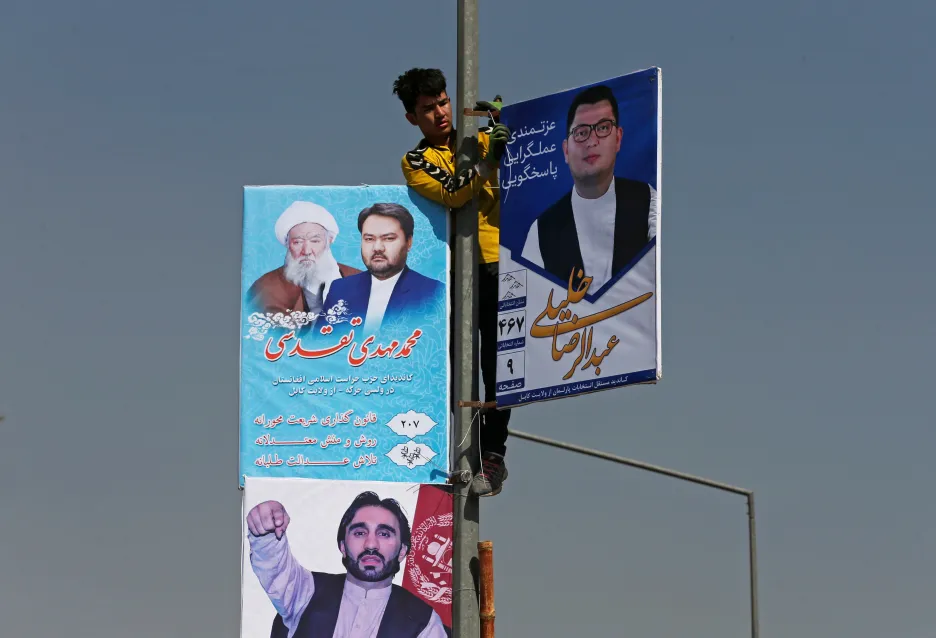 Kampaň před afghánskými volbami