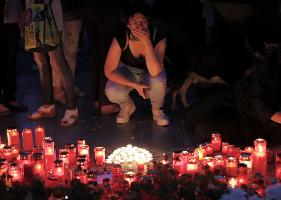 Pieta za zavražděnou rumunskou dívku