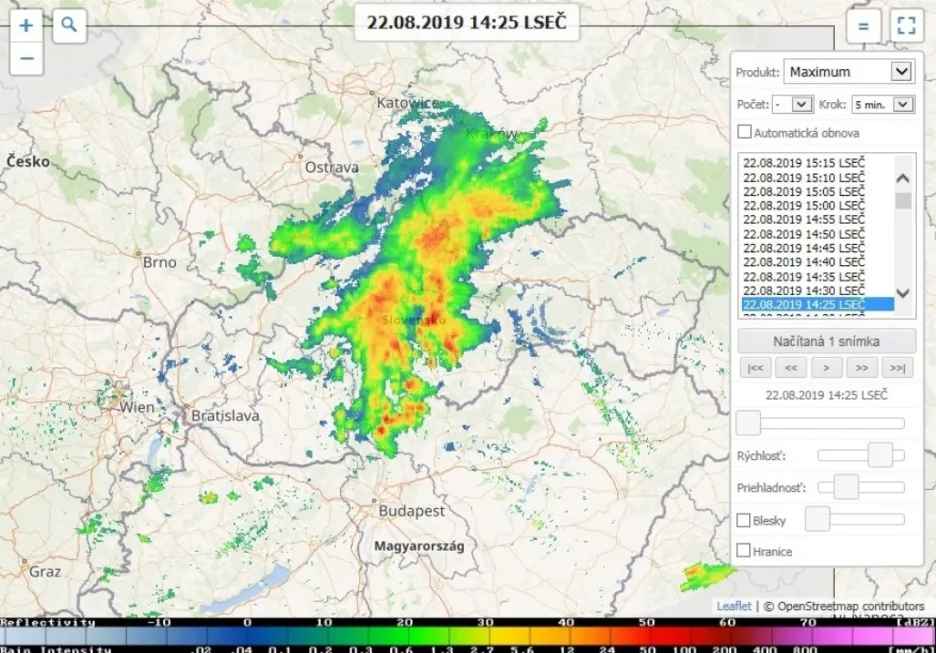Silné bouřky zasáhly odpoledne Slovensko a polskou část Tater