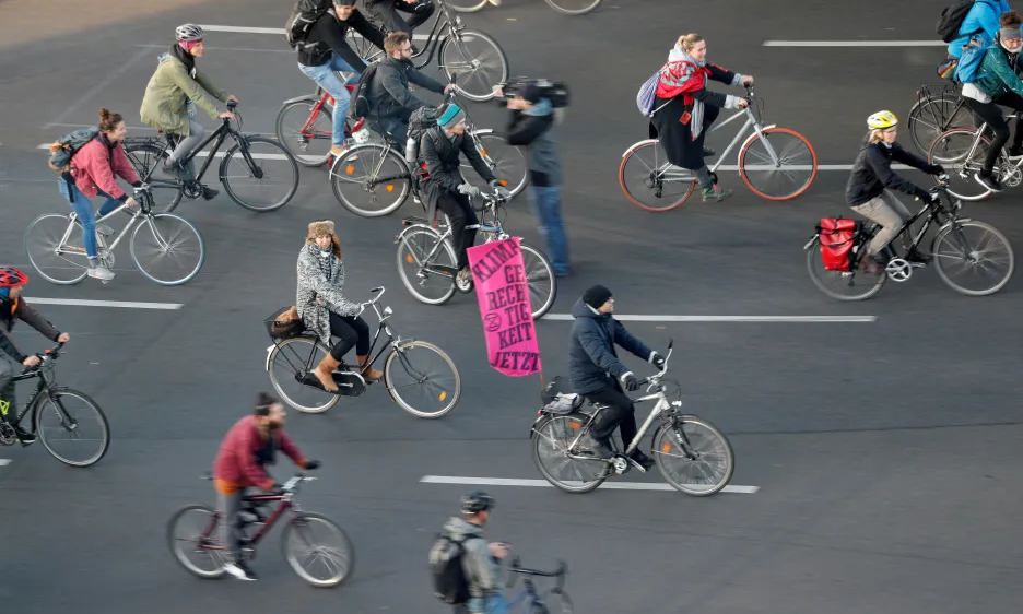 Klimatický protest v Berlíně