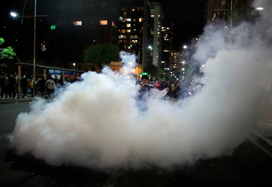 Nepokoje v bolivijské metropoli La Paz