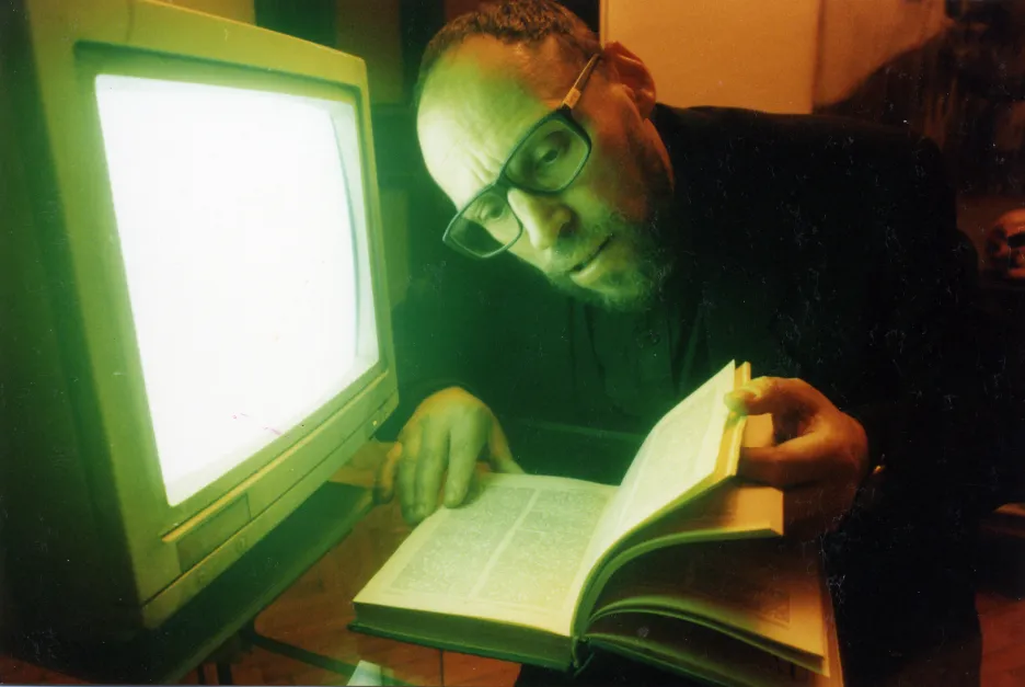 Dmitrij A. Prigov / Z cyklu „Počítač v ruské rodině“, 1994