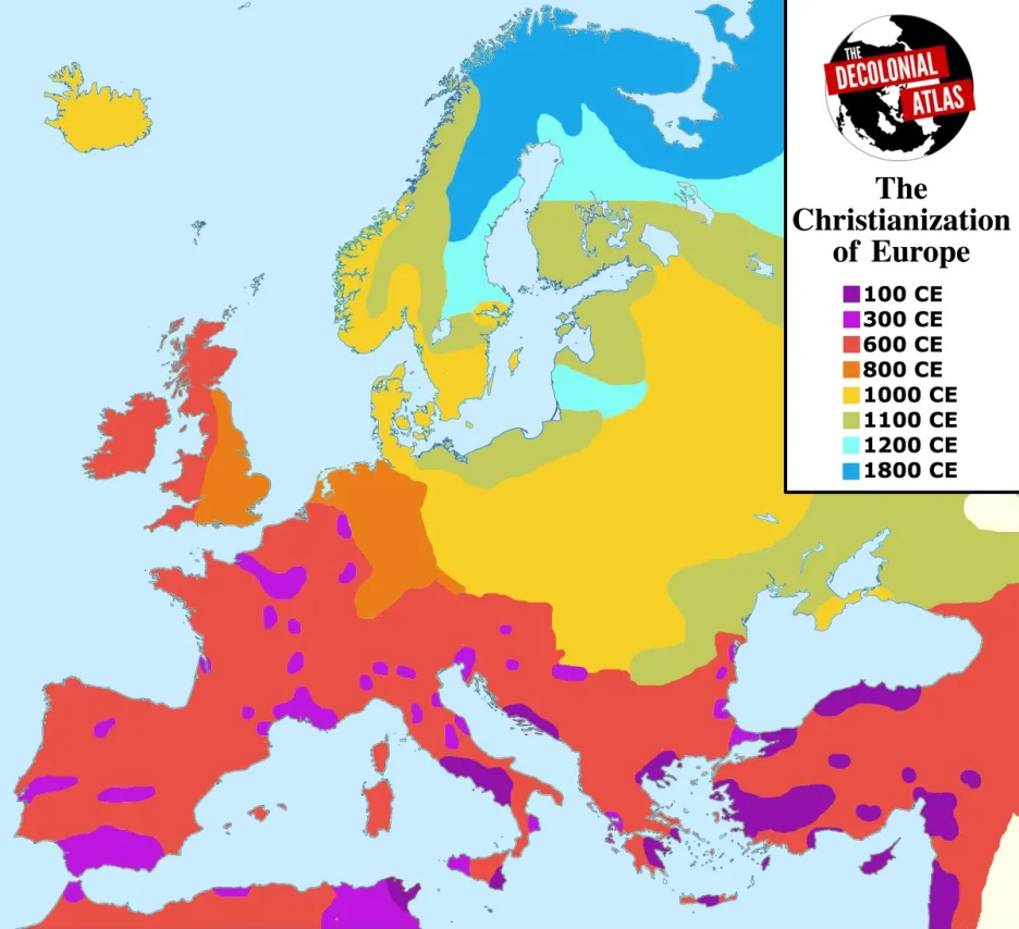 Šíření křesťanství v Evropě
