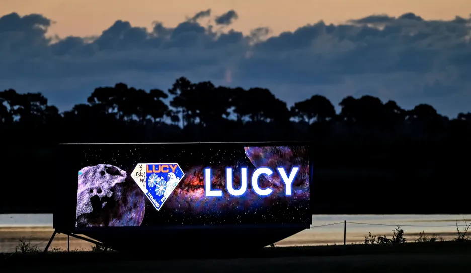 Příprava startu sondy Lucy