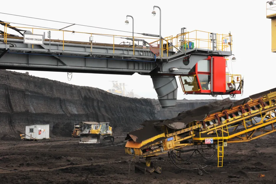 Těžba uhlí