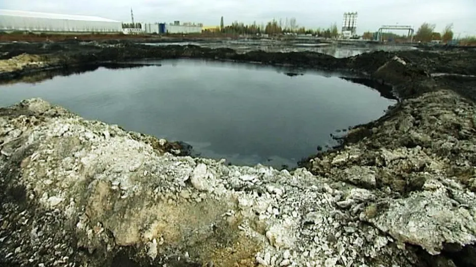 Ropné laguny na Ostravsku