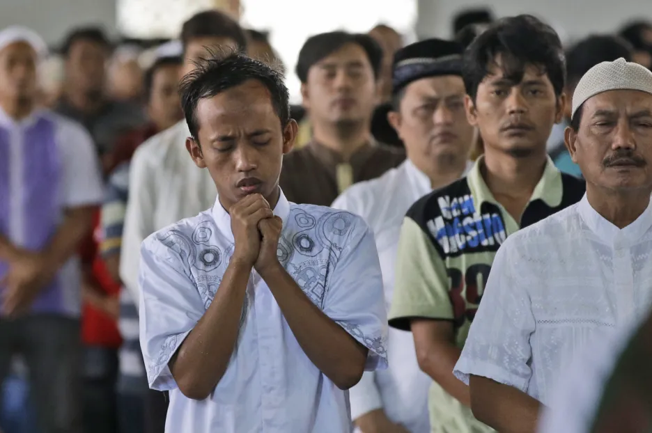Uctění obětí z letu AirAsia