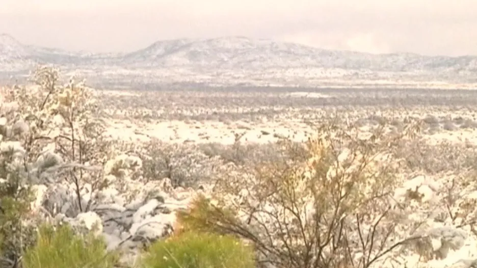 Sníh v Arizoně