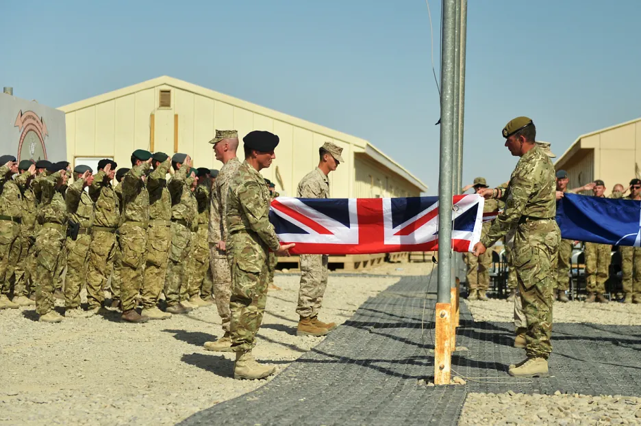 Britská armáda v Afghánistánu končí
