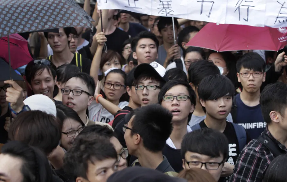 Hnací silou protestů jsou studenti