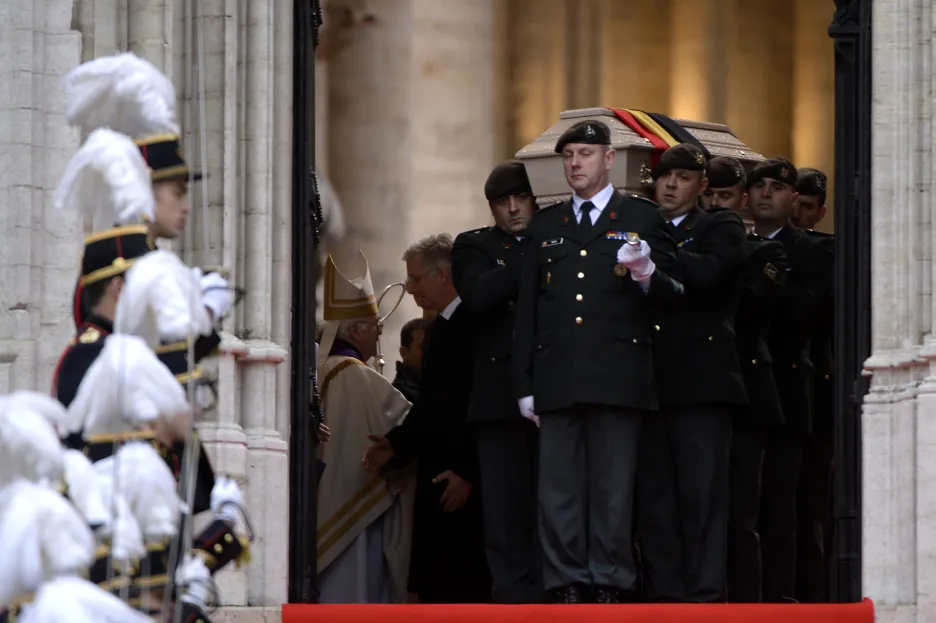 Pohřeb belgické královny Fabioly