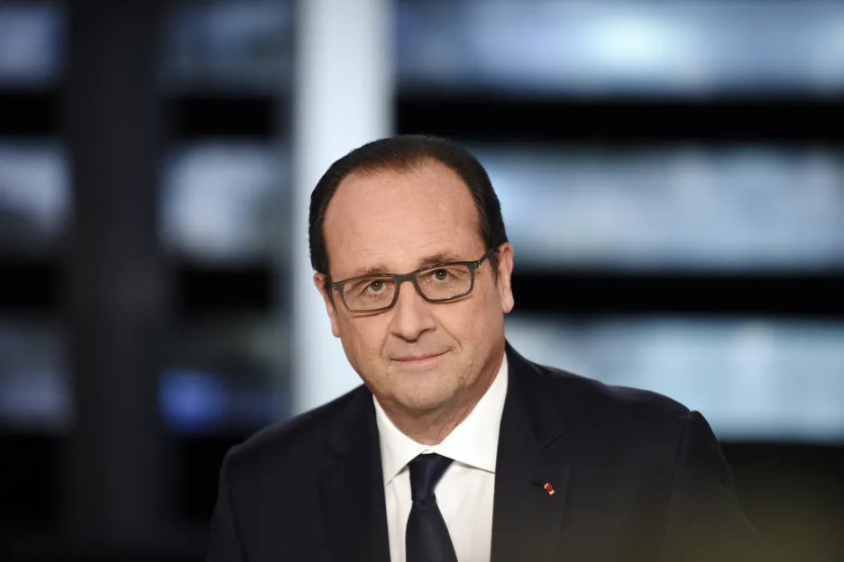 Francoise Hollande ve francouzské televizi