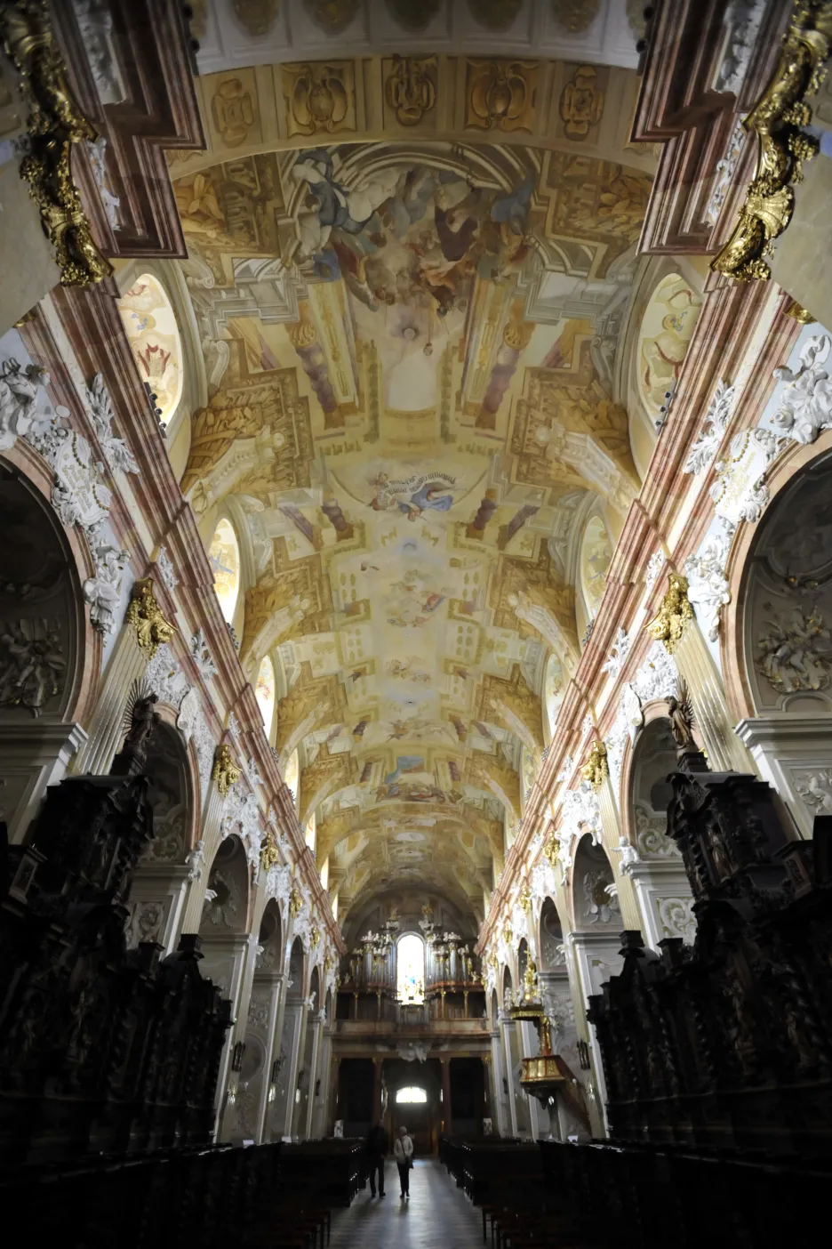 Díky evropským dotacím se renovace dočkal i nádherný strop
