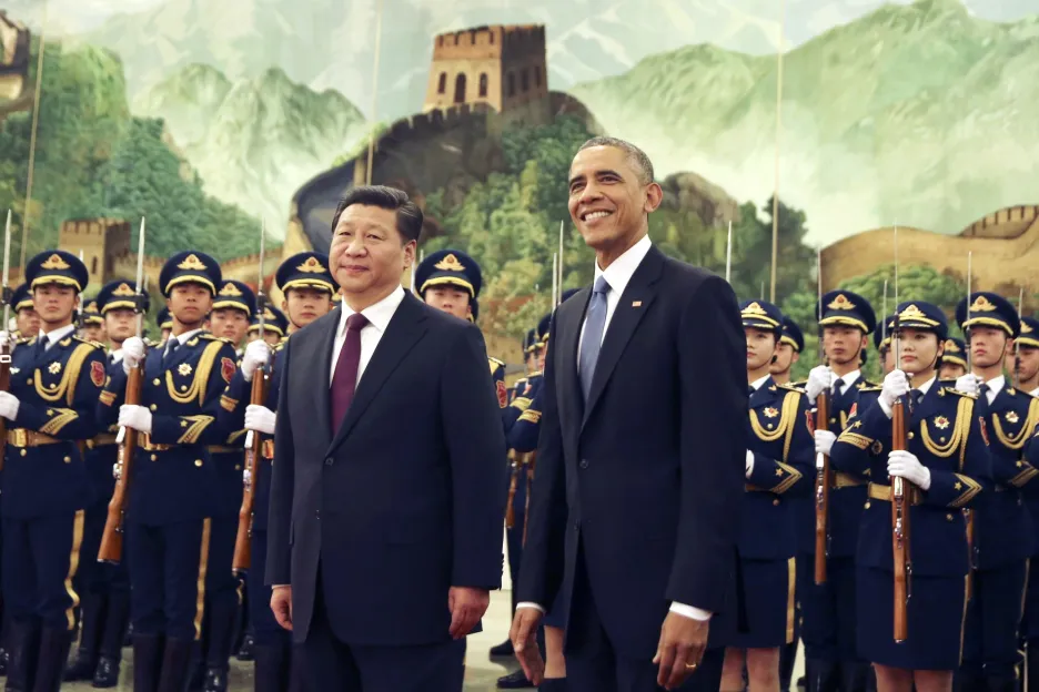 Americký prezident v Pekingu