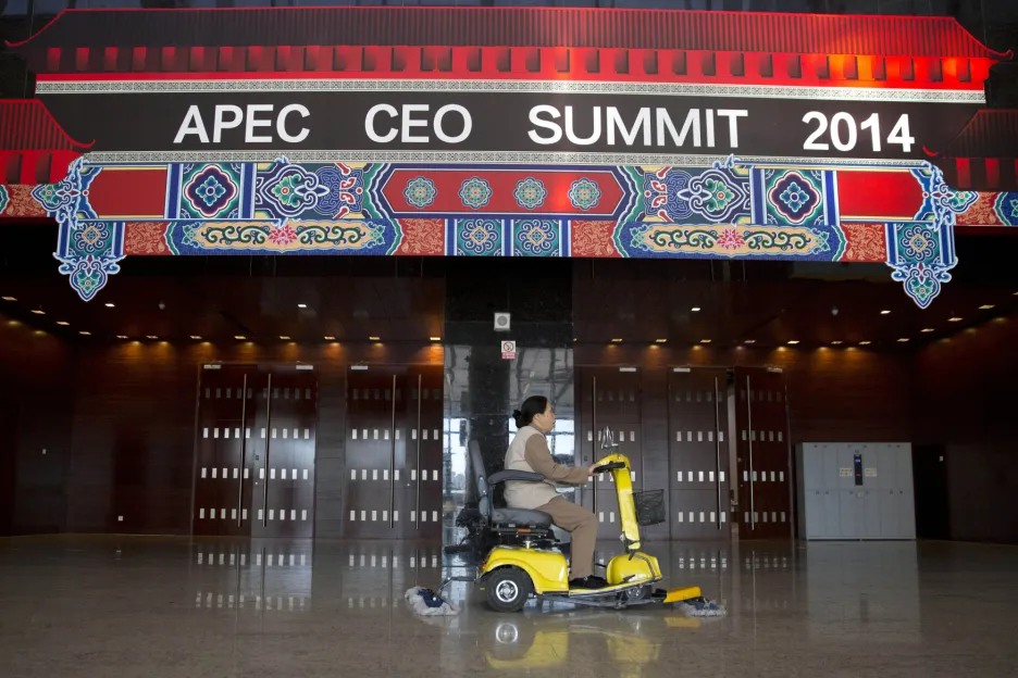 Přípravy na summit APEC v Číně