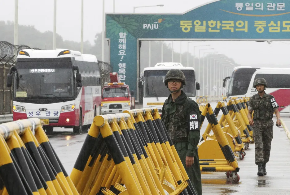 Kontroly u korejských hranic