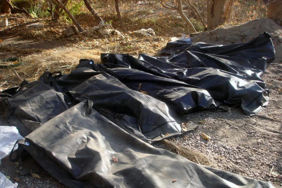 Masové hroby v Iráku