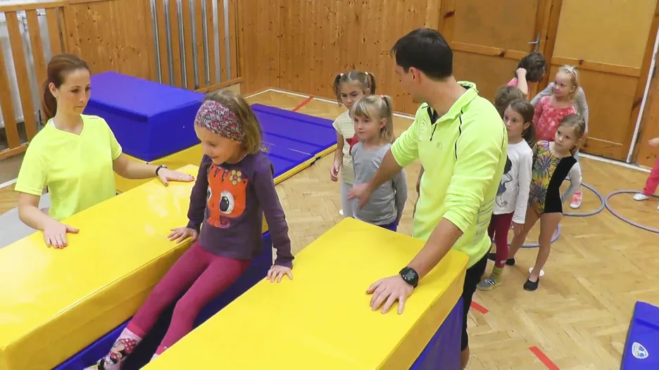 Gymnastické cvičení pro děti v Boskovicích