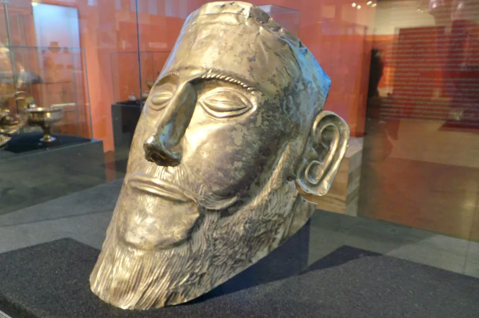 Kopie tzv. Agamemnonovy masky