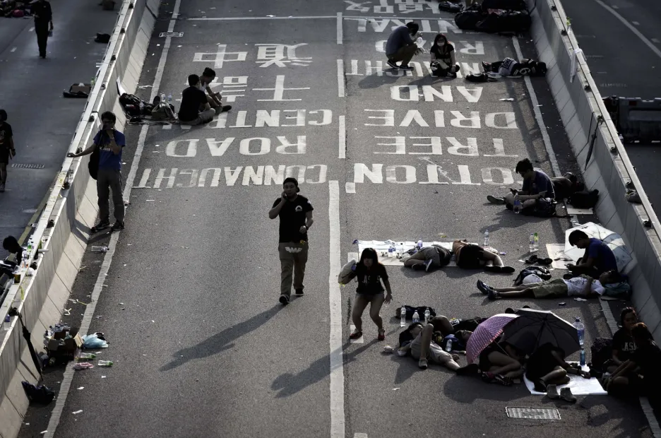 Protest v Hongkongu