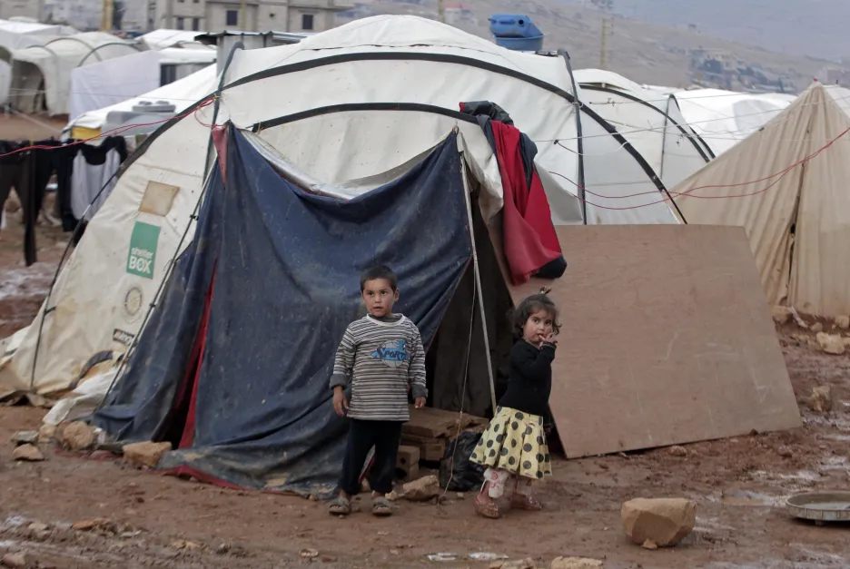 Syrští uprchlíci v Libanonu