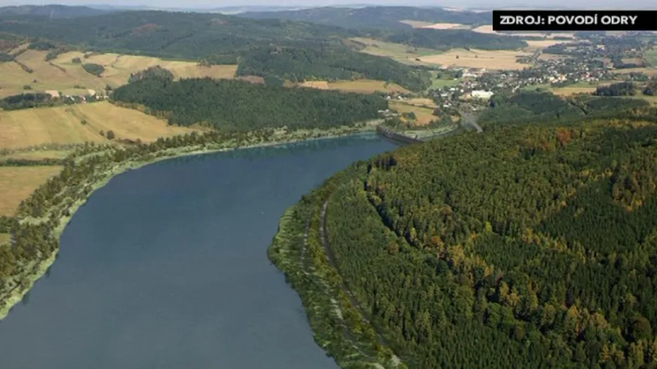 Vizualizace heřminovské přehrady