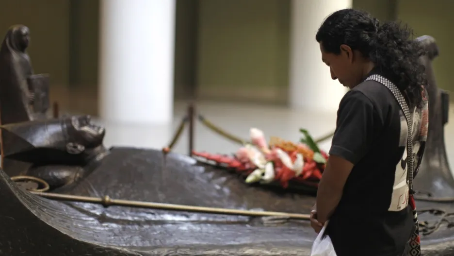 Hrob Oscara Romera v sansalvadorské katedrále