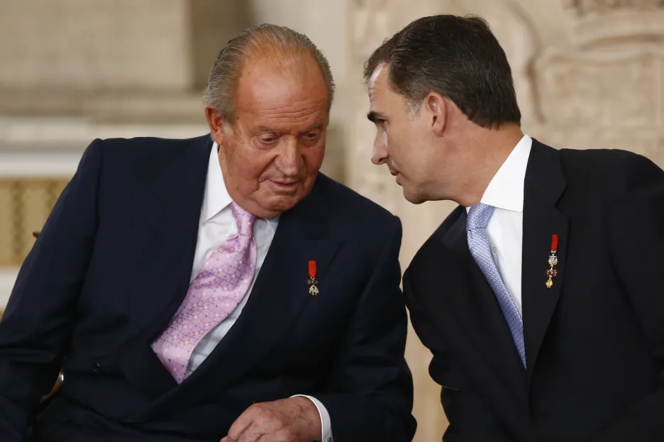 Juan Carlos a princ Felipe