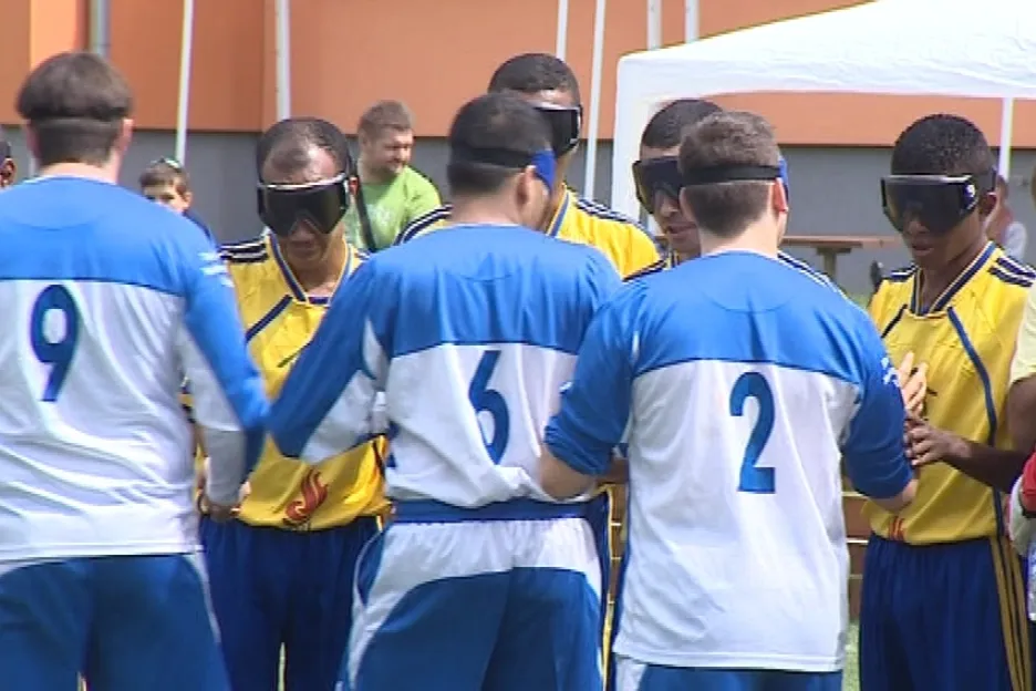Mezinárodní utkání nevidomých futsalistů