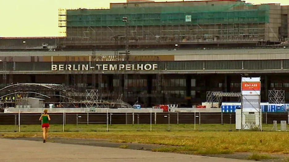 Bývalé berlínské letiště Tempelhof