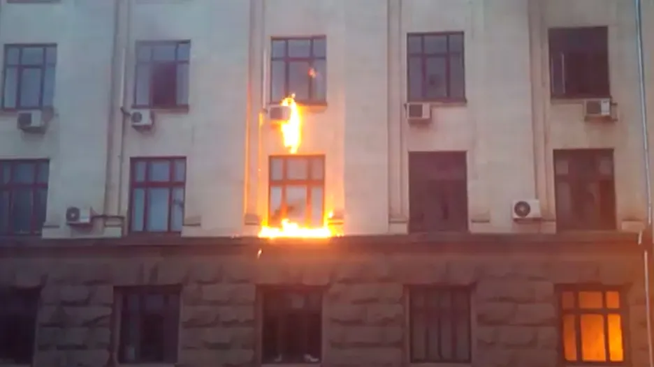 Požár Domu odborů v Oděse