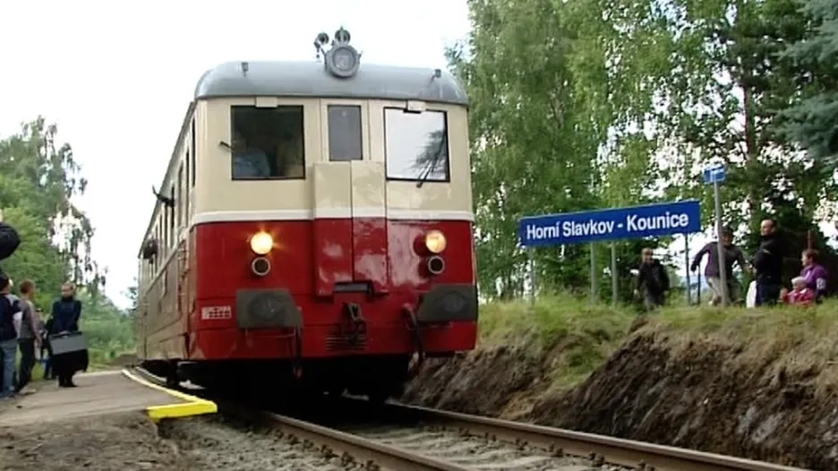 Vlak v Horním Slavkově