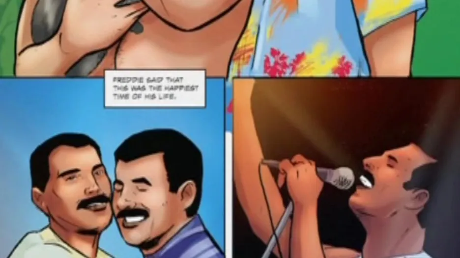 Komiks o životě Freddieho Mercuryho