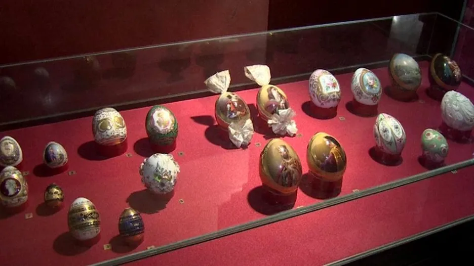 Ruská porcelánová velikonoční vejce
