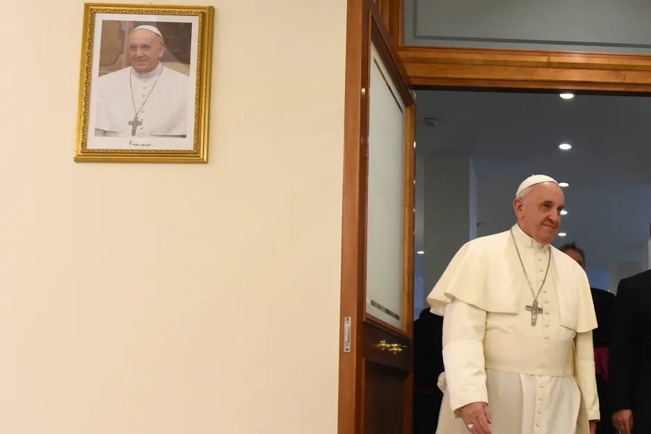 Papež František v Domě svaté Marty