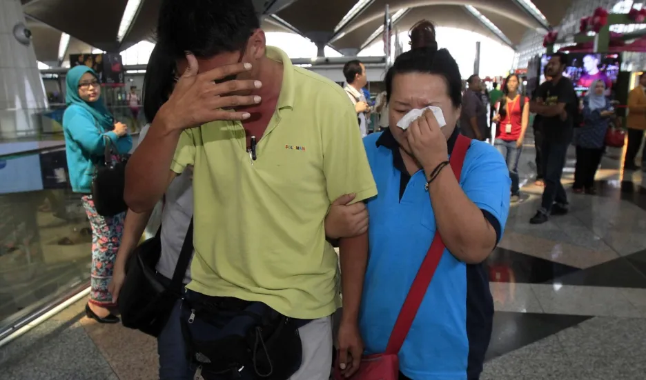 Příbuzní cestujících ze ztraceného letu MH370