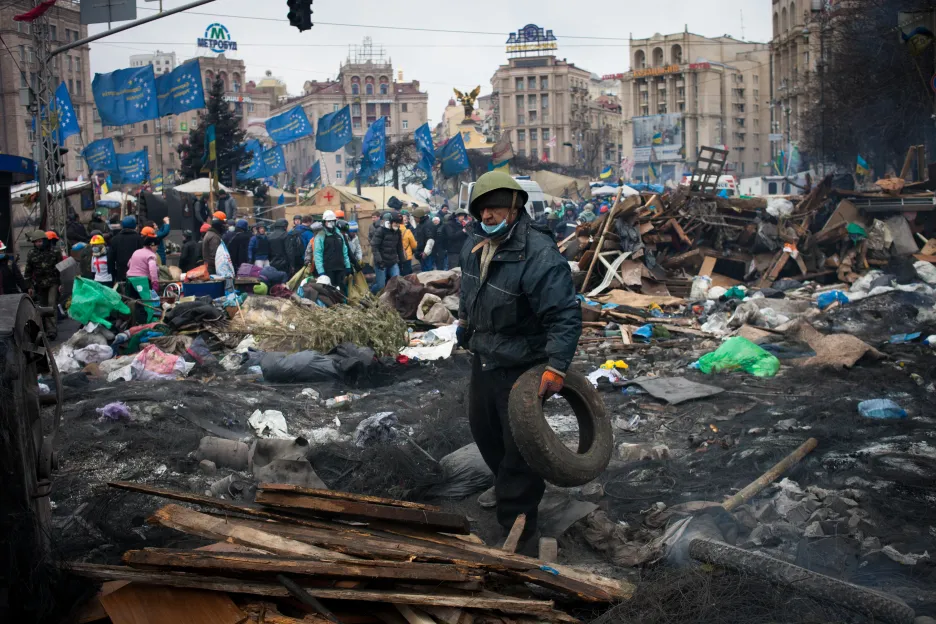 Oběti protestů v Kyjevě