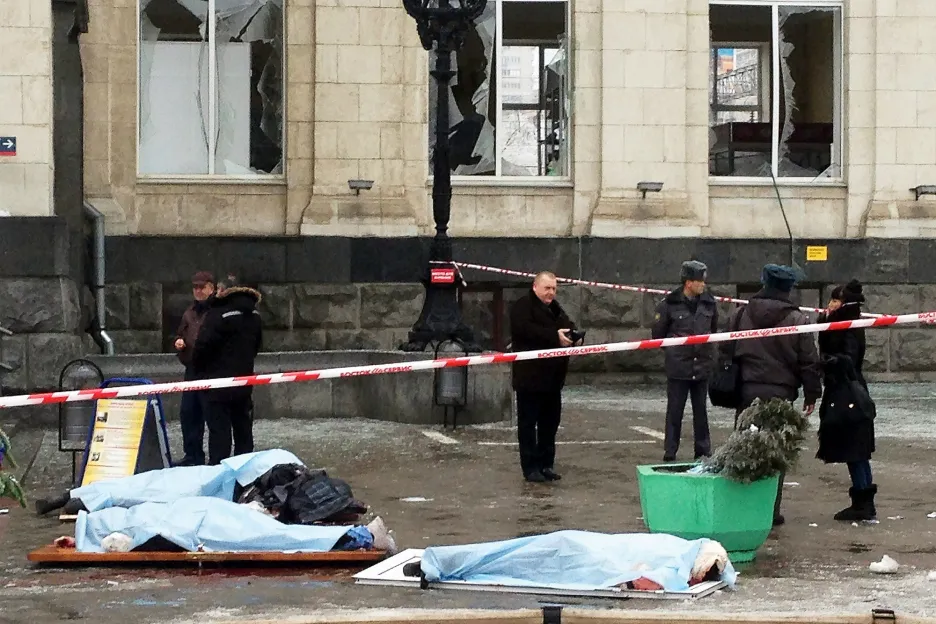 Oběti útoku ve Volgogradu