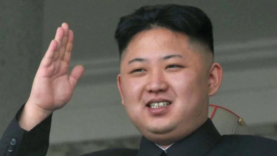 Kim Čong-un během oslav narozenin Kim Ir-sena