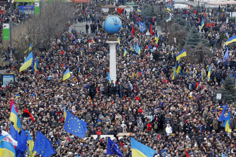 Protesty v Kyjevě