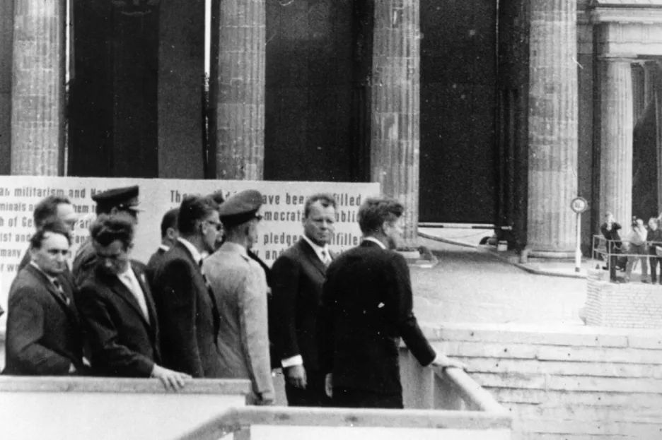 J. F. Kennedy v Berlíně v roce 1963